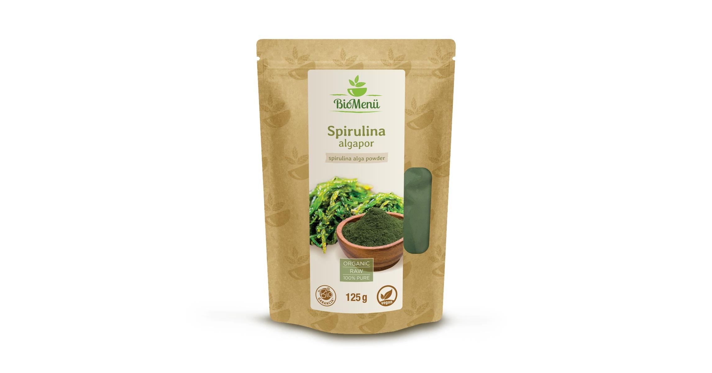 Spirulina Alga tabletta BioMenü 125 g Biomenü termékek