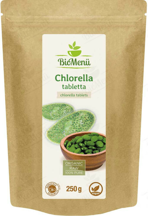 Chlorella Alga tabletta BioMenü 250 g