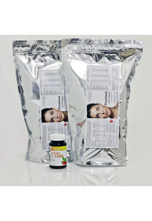 Hidrolizált halkollagén (2x1kg) - ajándék C-vitamin bioflavonoiddal 