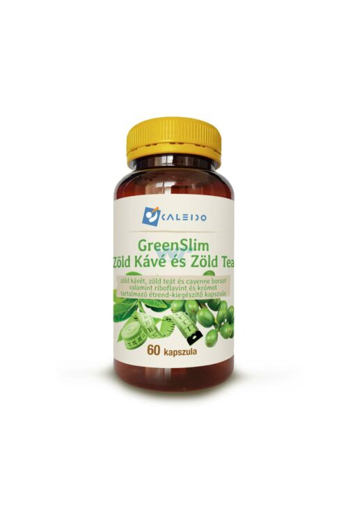 GreenSlim Zöld kávé és Zöld tea 60 kapszula Caleido
